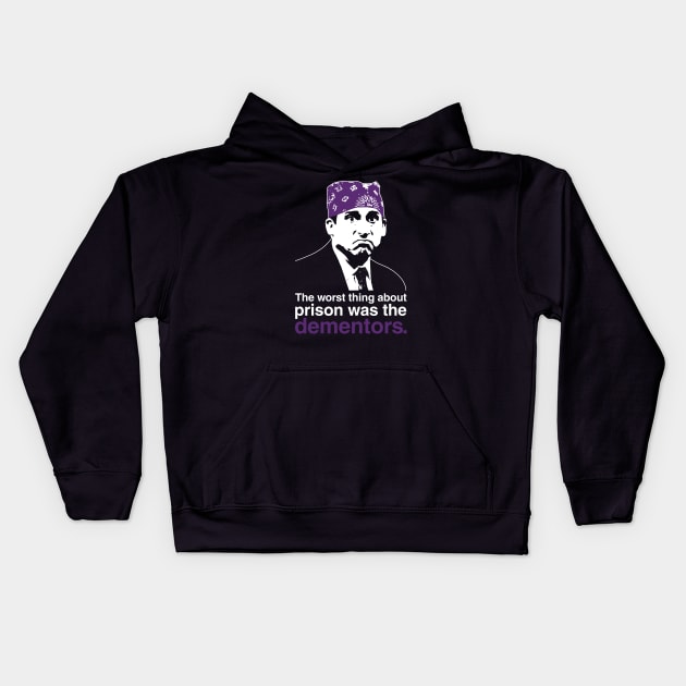 Prison Mike Kids Hoodie by huckblade